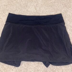 Black lulu tennis skirt